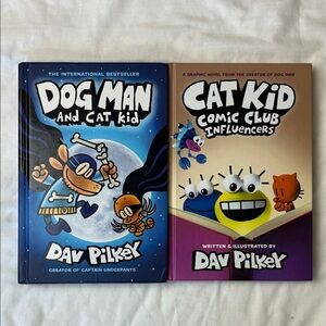 Dog Man and Cat Kid Book Pairing